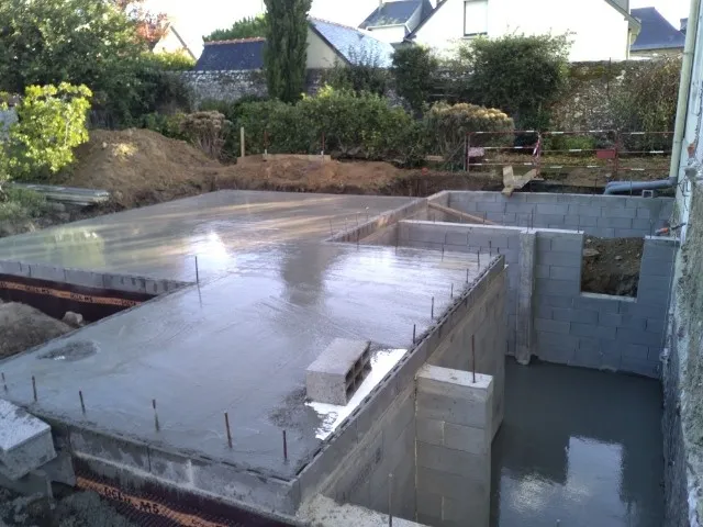 Réalisation de terrasses / Dalle bétonChantepie-Maçonnerie